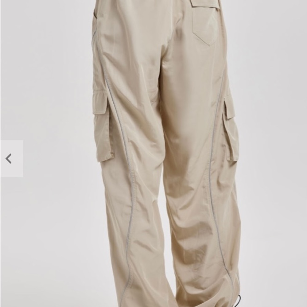 LIT Tan Parachute Drawstring Joggers - Picture 3 of 12